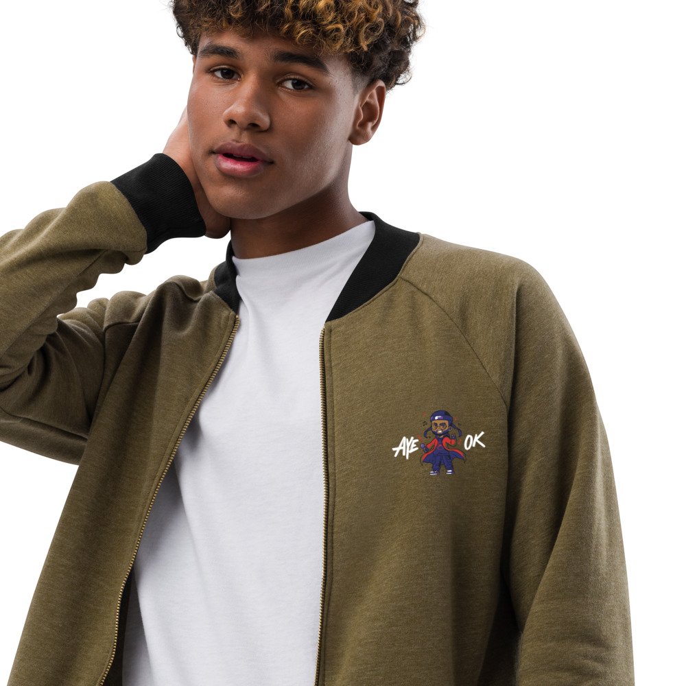 unisex-bomber-jacket-heather-military-green-zoomed-in-2-61b519cc2b8c4.jpg
