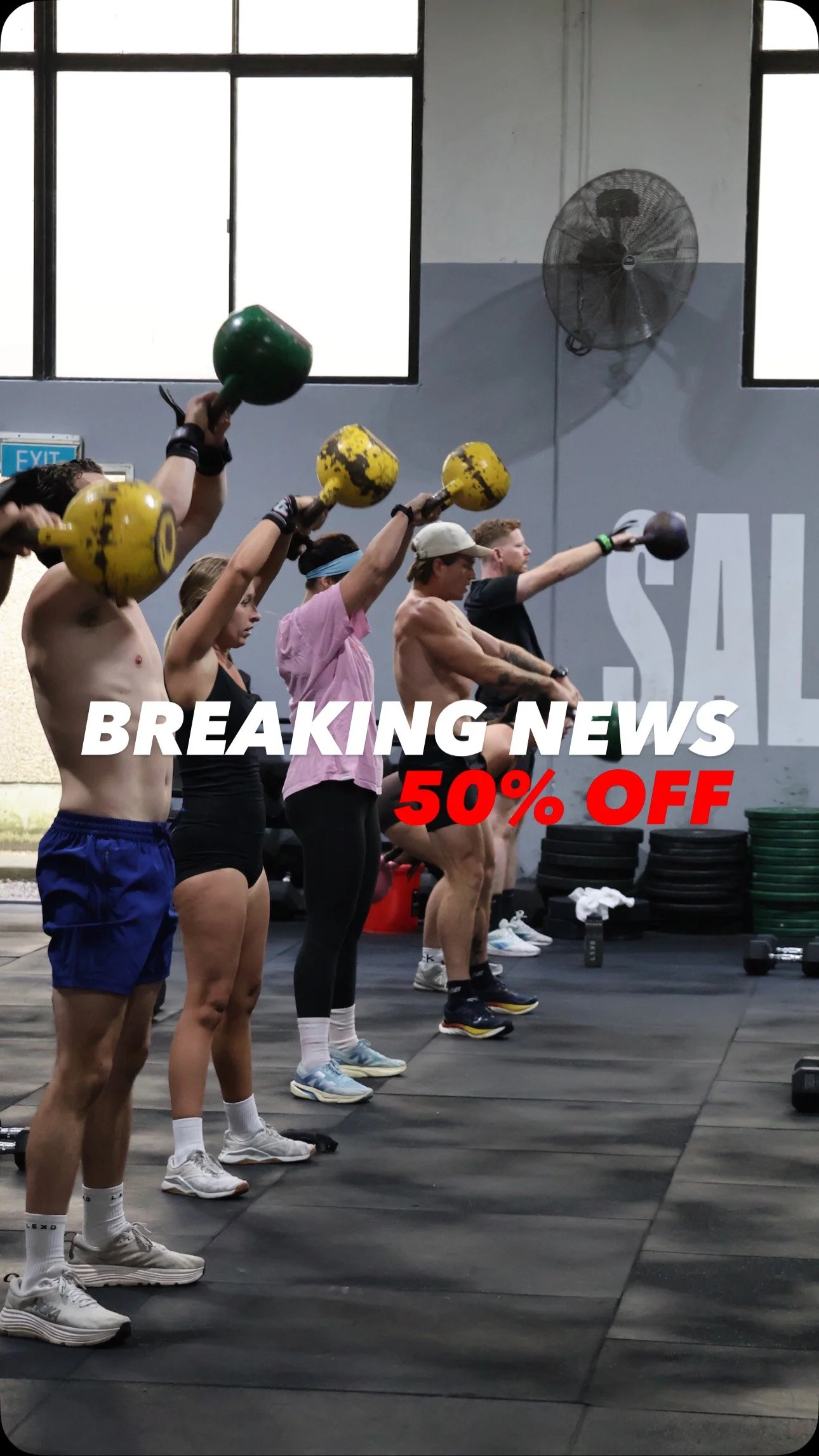 50% OFF BEFORE SUMMER ☀️
You heard it here first - get your elbows out ‼️
#localgym #northernbeaches #warriewood #northernbeachesgym