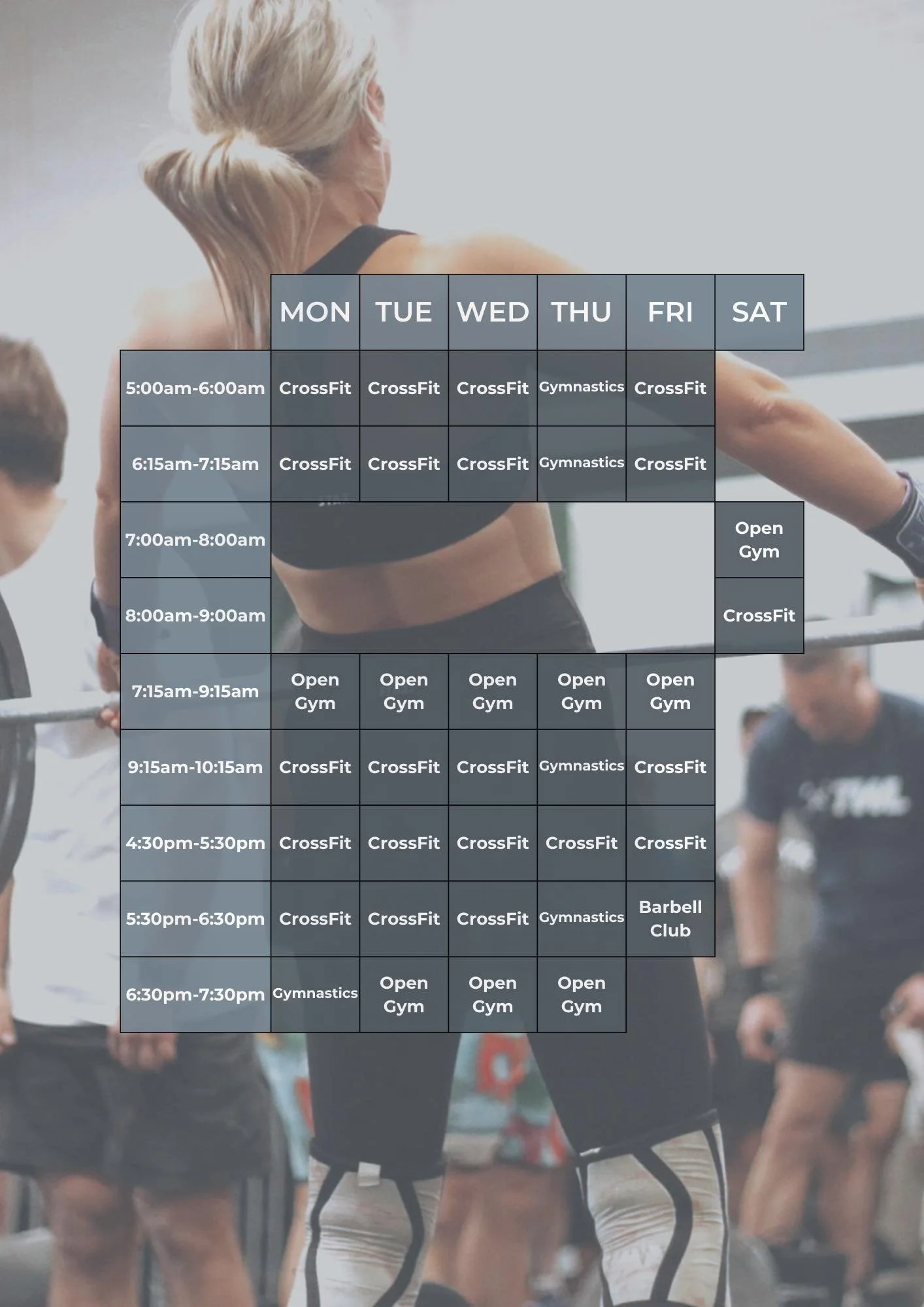 Women Of Crossfit Calendar