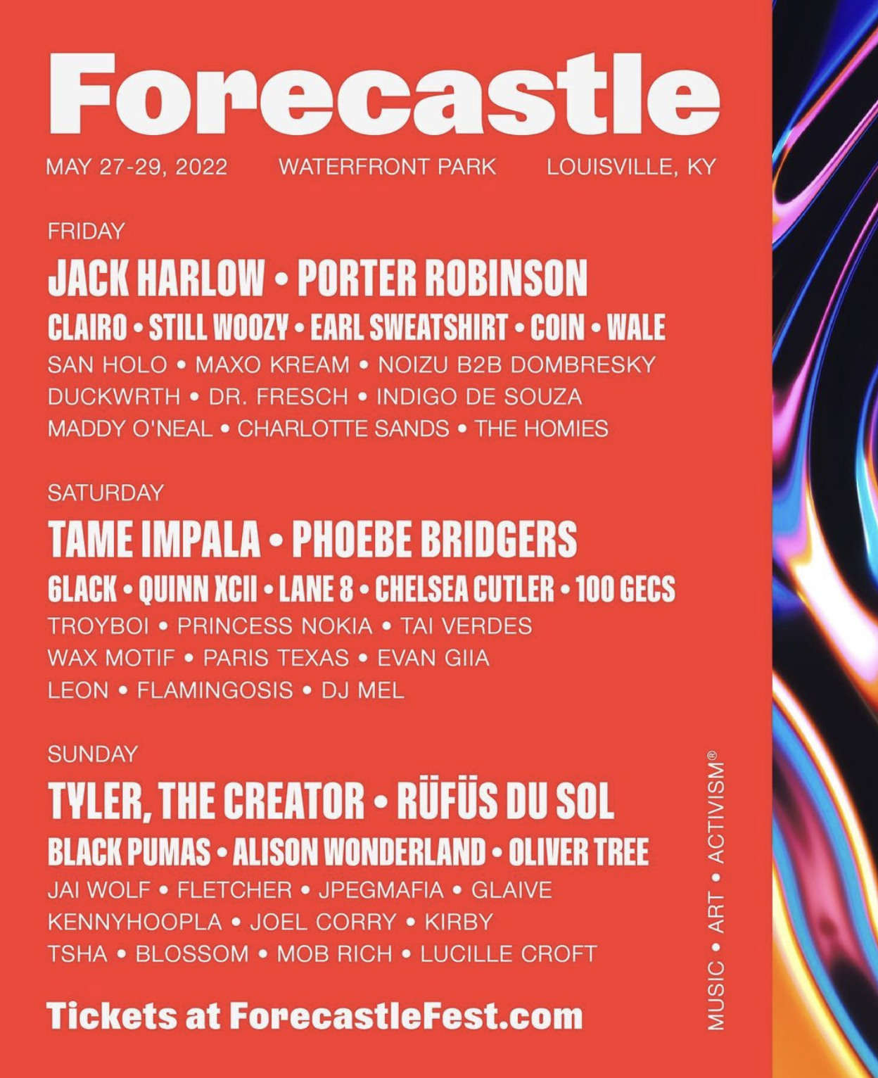 THE ANNUAL FORECASTLE FEST RETURNS TO KENTUCKY THIS MAY