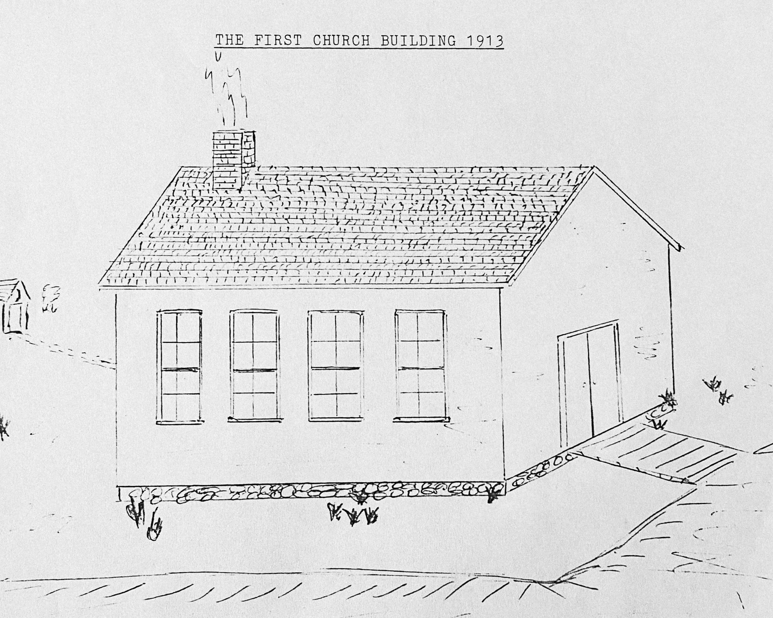 The First Church Building - 1913