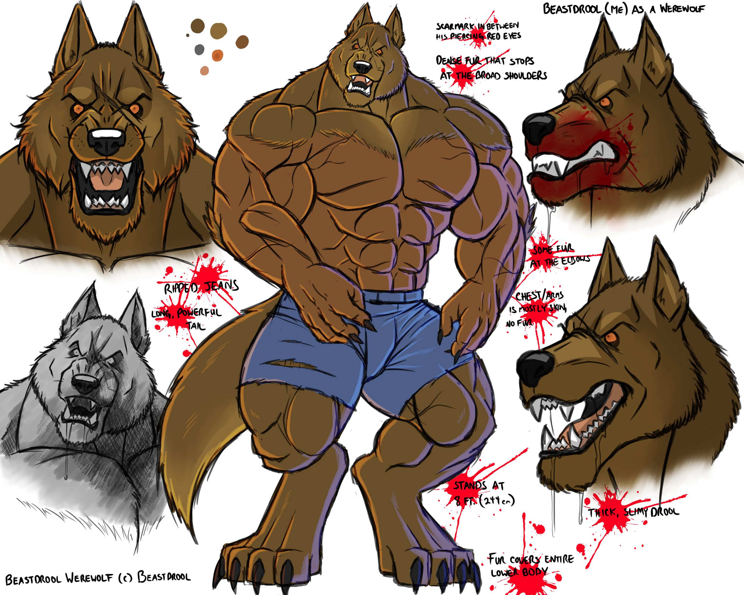Beastdrool as a Werewolf