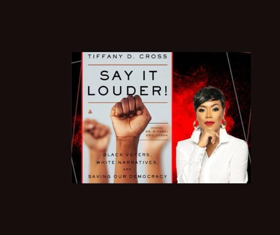 📚Book Club Alert 📚
Join us Tuesday, April 9th @ 6:30 to discuss our next book club selection: Say It Louder! Black Voters, White Narratives, and Saving Our Democracy by Tiffany D. Cross.

Our Book Club Goals are to explore and challenge our underst