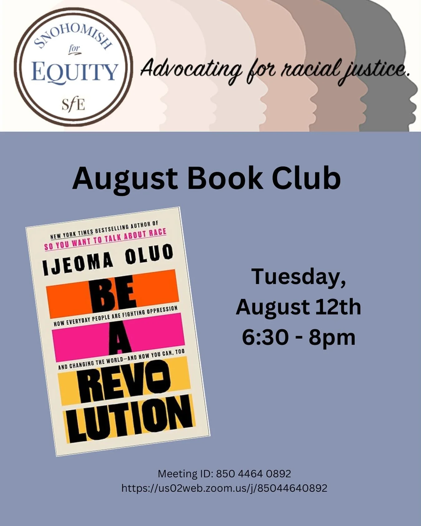 Here&rsquo;s your reminder that book club is happening next week! Will you be joining us?