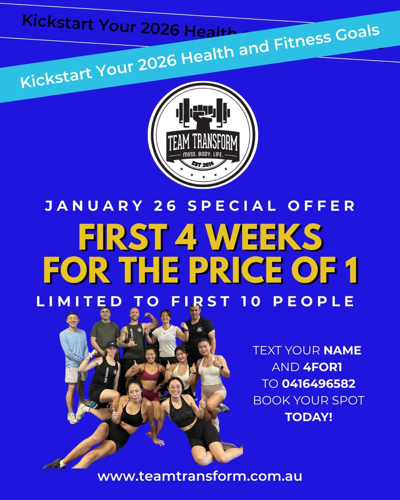 🔵⚪️⚫️ New Year, New Me? 🤔 How long have you been singing that tune? 🤦&zwj;♂️

You&rsquo;re still gonna be the same you if you don&rsquo;t act! 🫵
This is the sign you needed to get started! 💁&zwj;♂️

Your first 4 weeks - unlimited classes at TT -