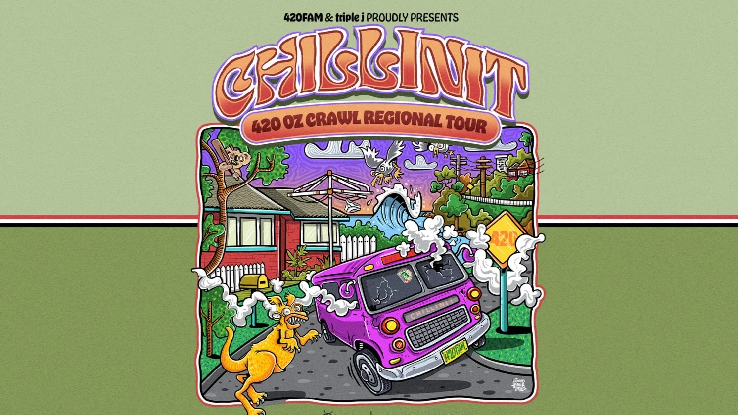 Chillinit - 420 Oz Crawl Regional Tour