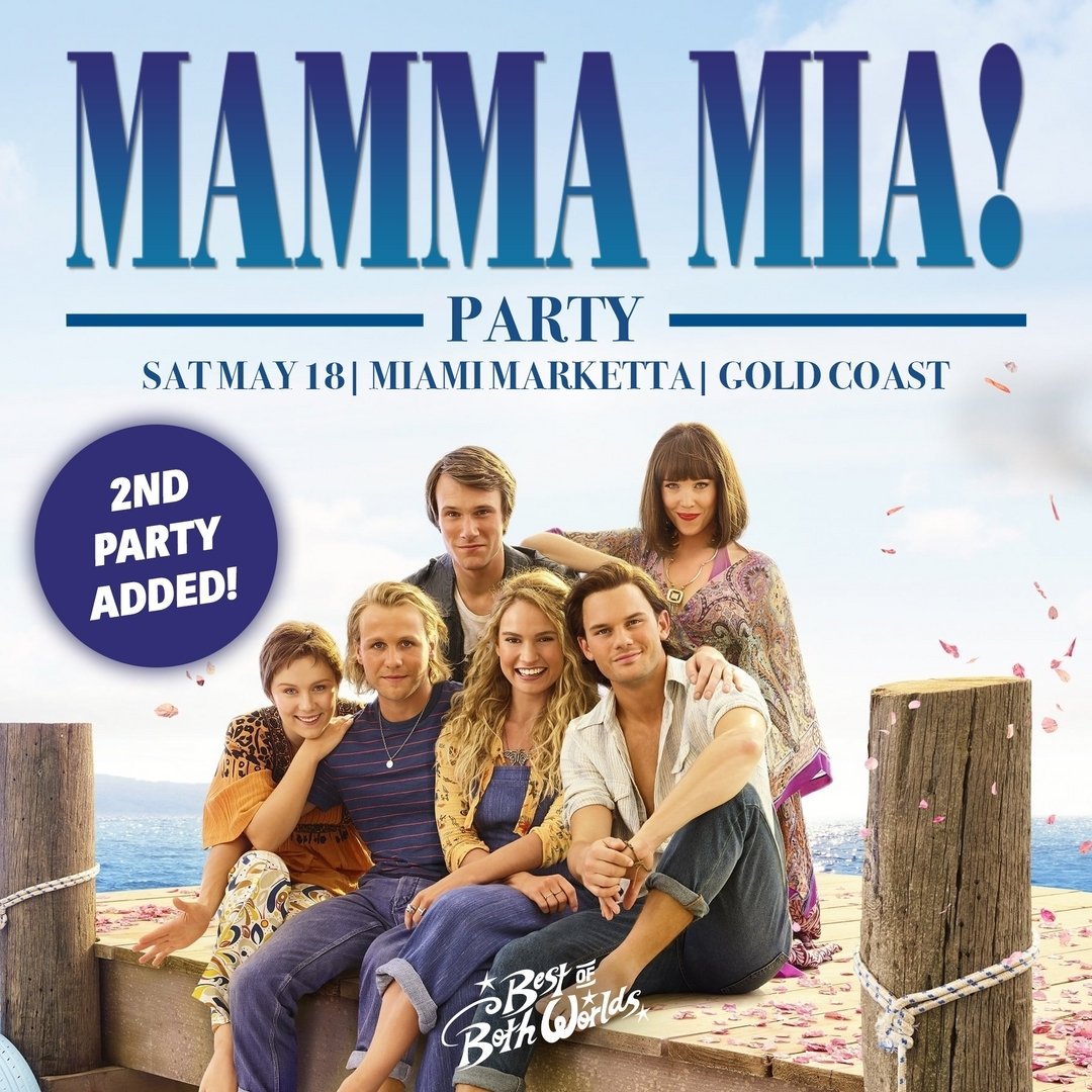🌿 JUST ANNOUNCED - MAMMA MIA 2ND SHOW! 🌿

2ND SHOW ADDED DUE TO POPULAR DEMAND - SATURDAY 18 MAY!

Attention all Dancing Queens, Super Troupers, Chiquititas and Fernandos&hellip; It&rsquo;s time to say Thank You for the Music with us at our Mamma M