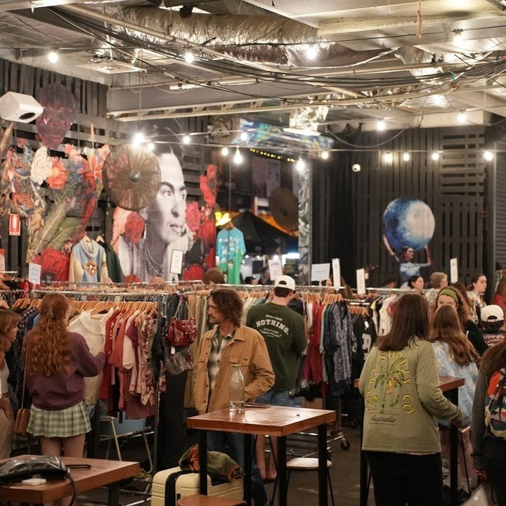 @cherrypickersmarket is back tonight! 🎉

Dig through racks of vintage clothes, accessories &amp; vinyl while our DJ spins all night long 🎶🛍️ Free entry, good vibes&mdash;come hang! ✨ #VintageVibes #CheeryPickers #MarketNight