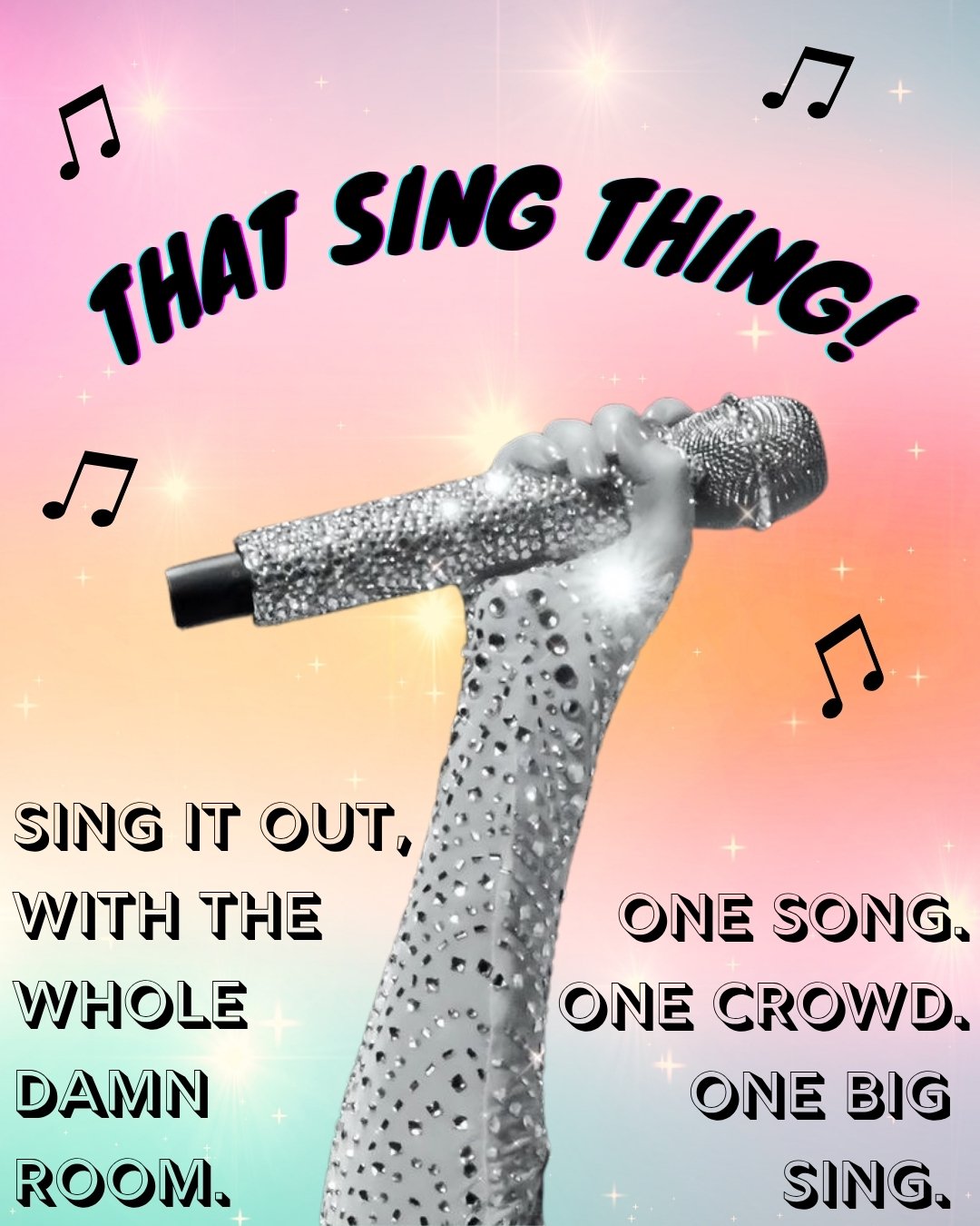 🎤JUST ANNOUNCED - THAT SING THING!🎤

That Sing Thing! &mdash; Gold Coast Edition
One night. One song. One big sing. Not a choir. Not a concert. It&rsquo;s That Sing Thing!

Calling all shower singers, car crooners &amp; lovers of a good time &ndash