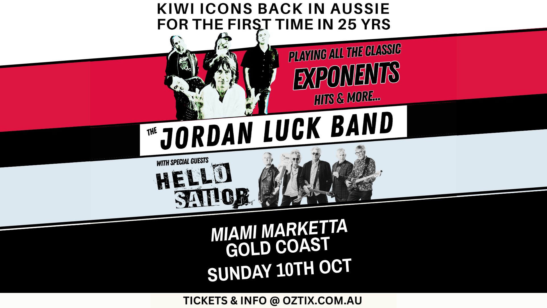 Jordan Luck Band | “Who Loves Who the Most” Aussie Tour LIVE | Special Guest: Hello Sailor