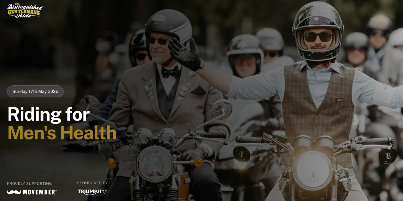 The distinguished gentleman’s ride