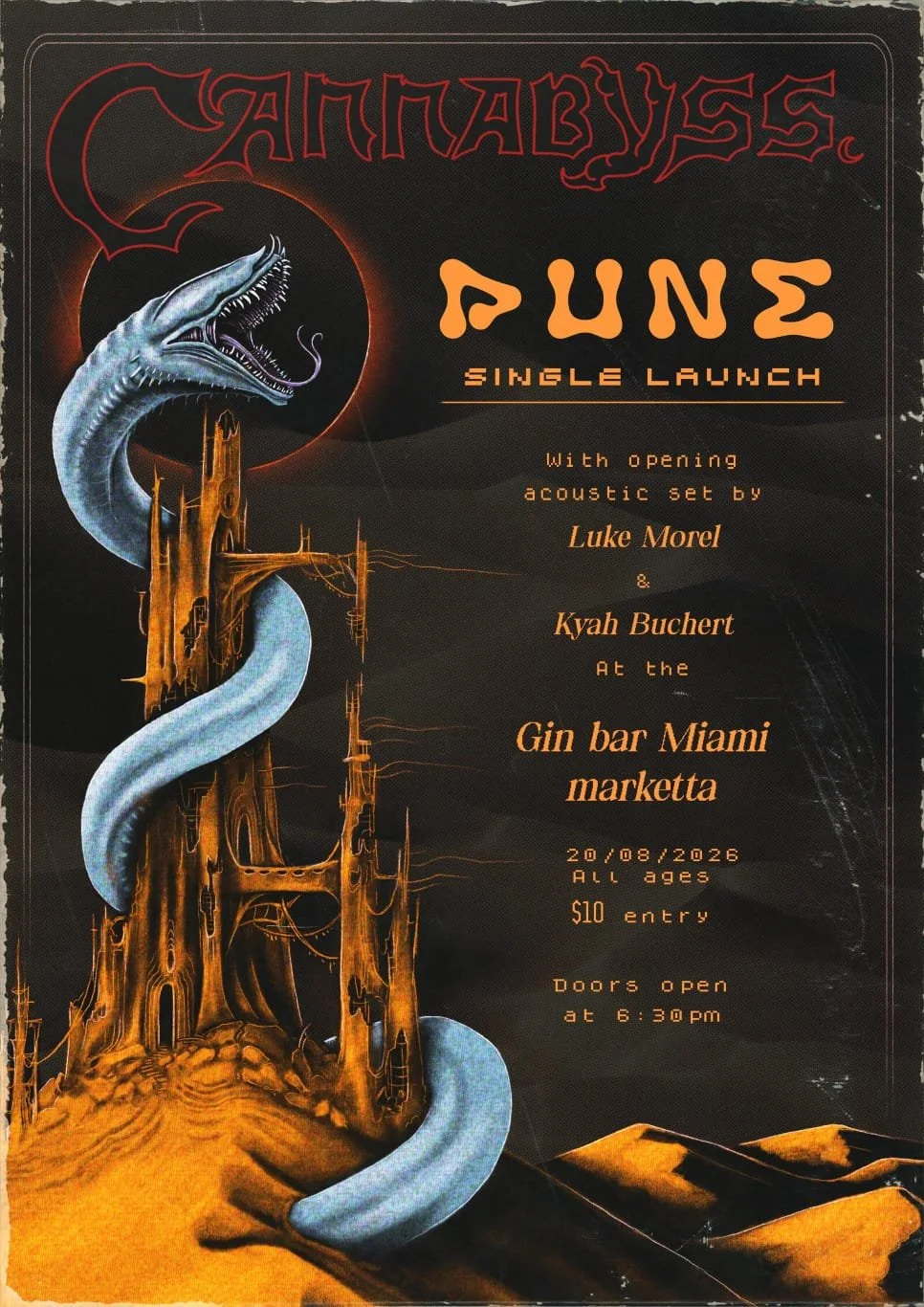 Cannabyss "Dune" Single Launch