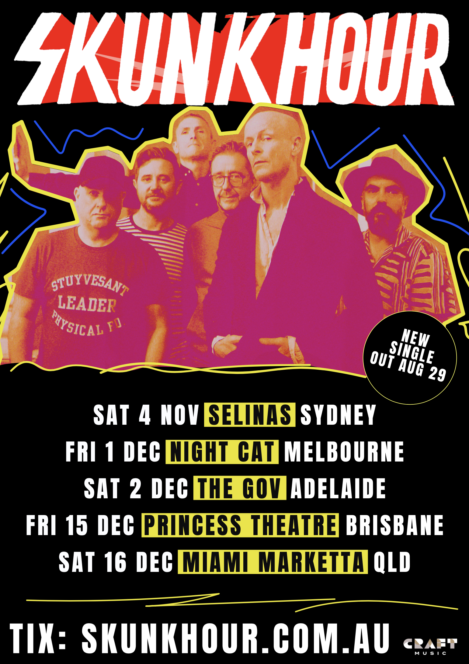 Skunk Hour - Miami Marketta - Gold Coast - Live music ticketed event