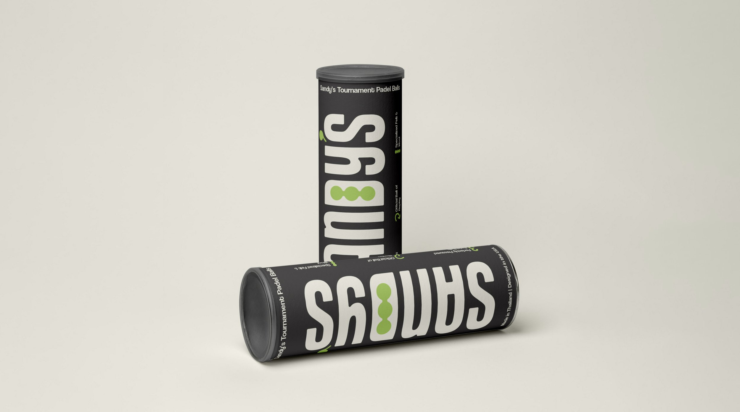 Two cylindrical containers labeled 'SHIMU 3' with black backgrounds and white and green text, one standing upright and one lying horizontally, against a plain white background.