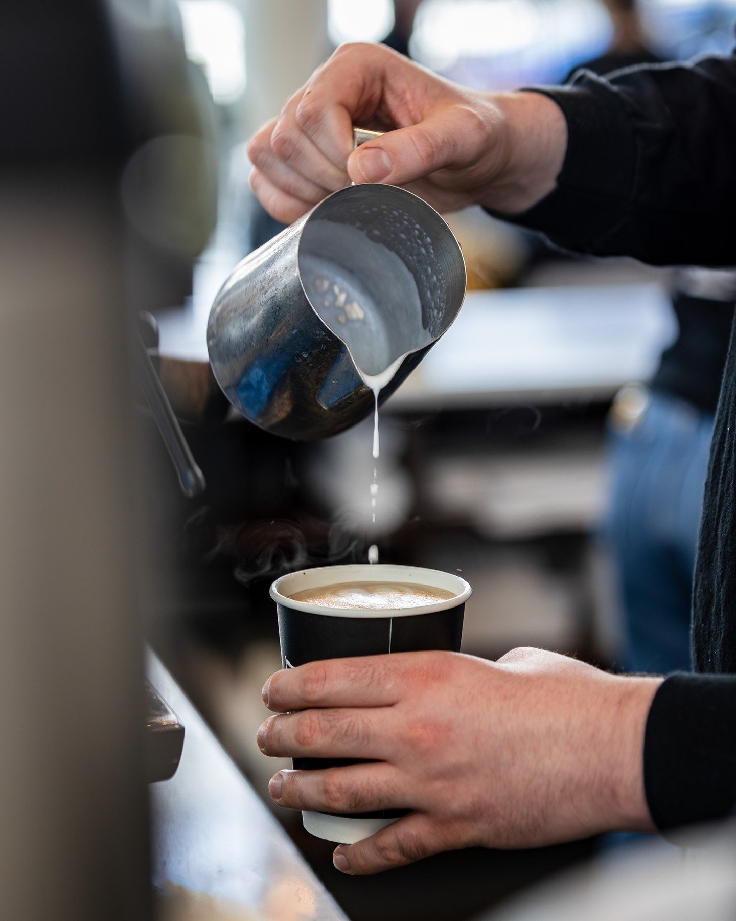 Crafted with care, topped with perfection ☕ Indulge in the creamy delight of our freshly frothed latte ✨