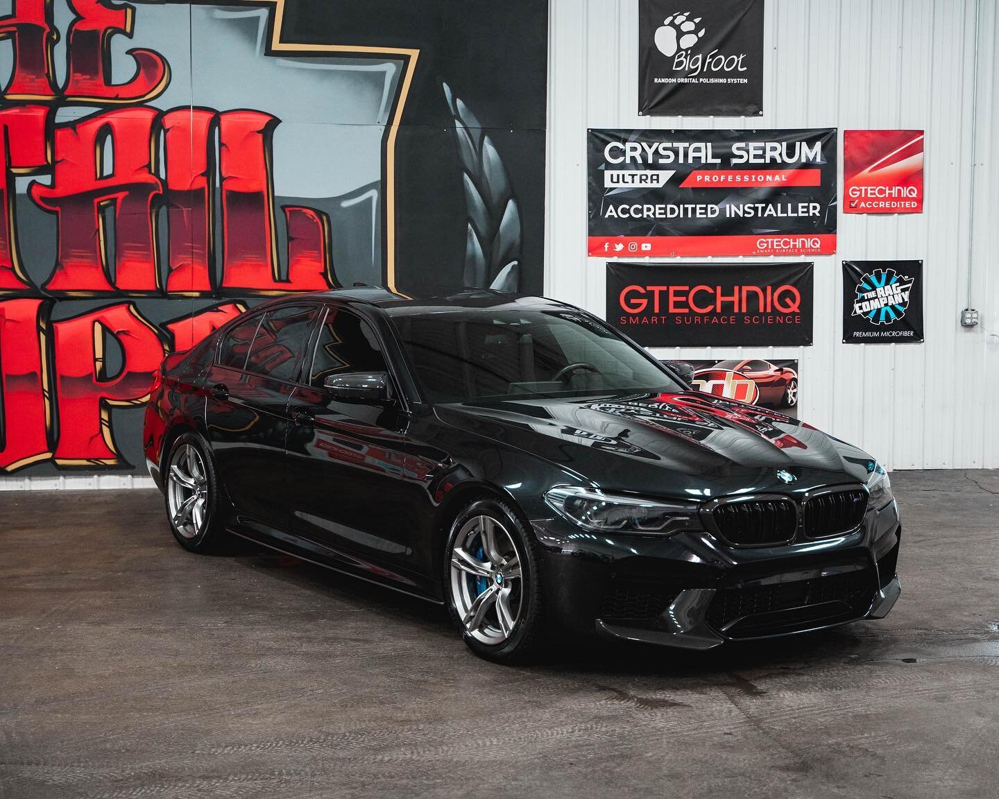 BMW M5 Competition fully loaded getting the works from the Shoppe, check it out!  #detail #details #detailers #detailersofinstagram #detailing #instagood #instalike #westmichigan #springlake #grandhaven #grandrapids #gtechniq #gtechniq_na #gtechniqac