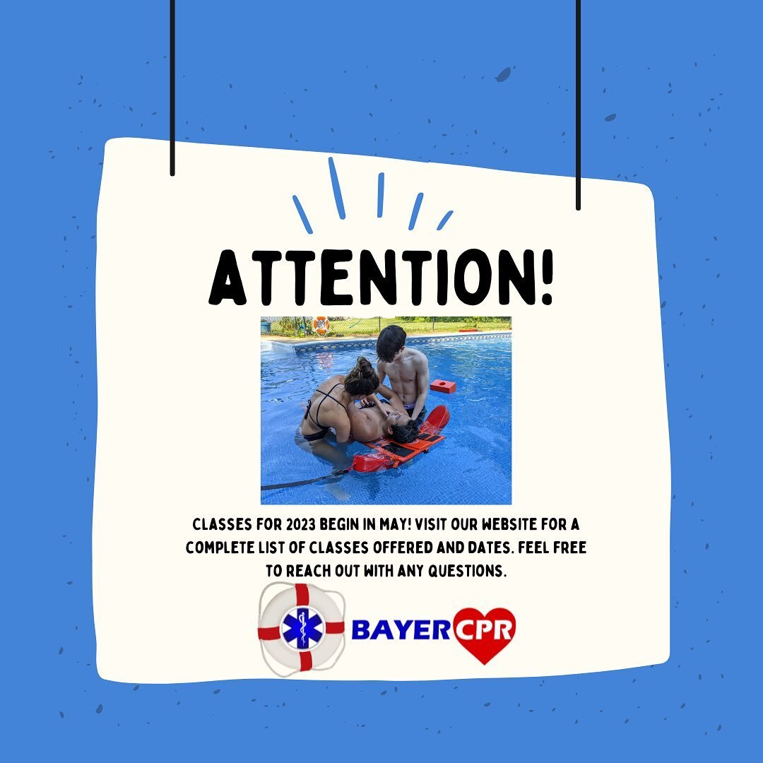 summer is fast approaching! check our website for a complete list of course offerings. as always, please feel free to message us with any questions! #cpr #lifeguard #summer