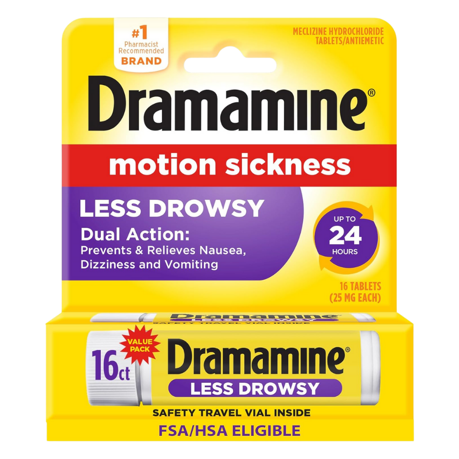 Motion sickness meds