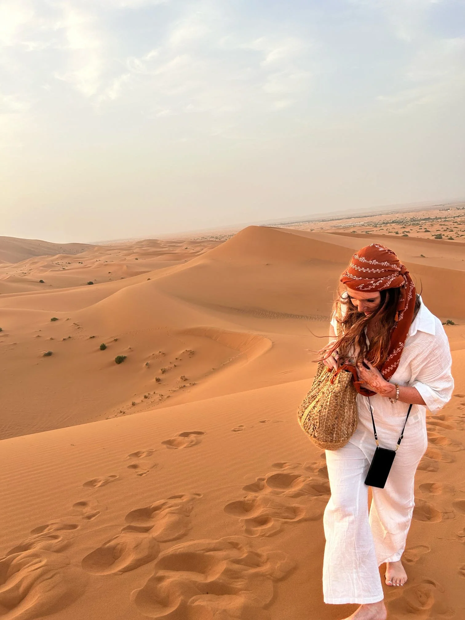 Barefoot in the Sahara Desert (Morocco)