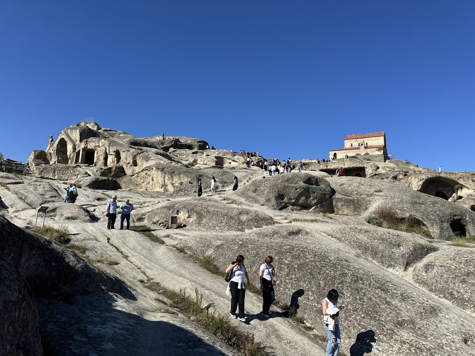 Uplistsikhe cave town carved into rock