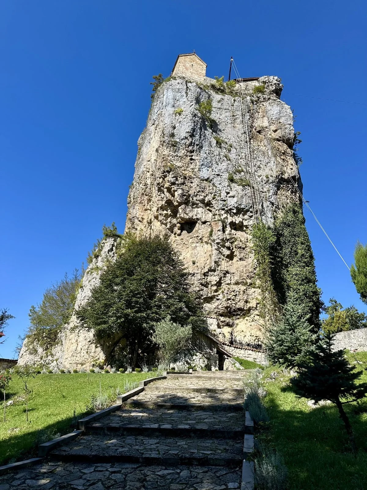 Katskhi Pillar with its monastery on top
