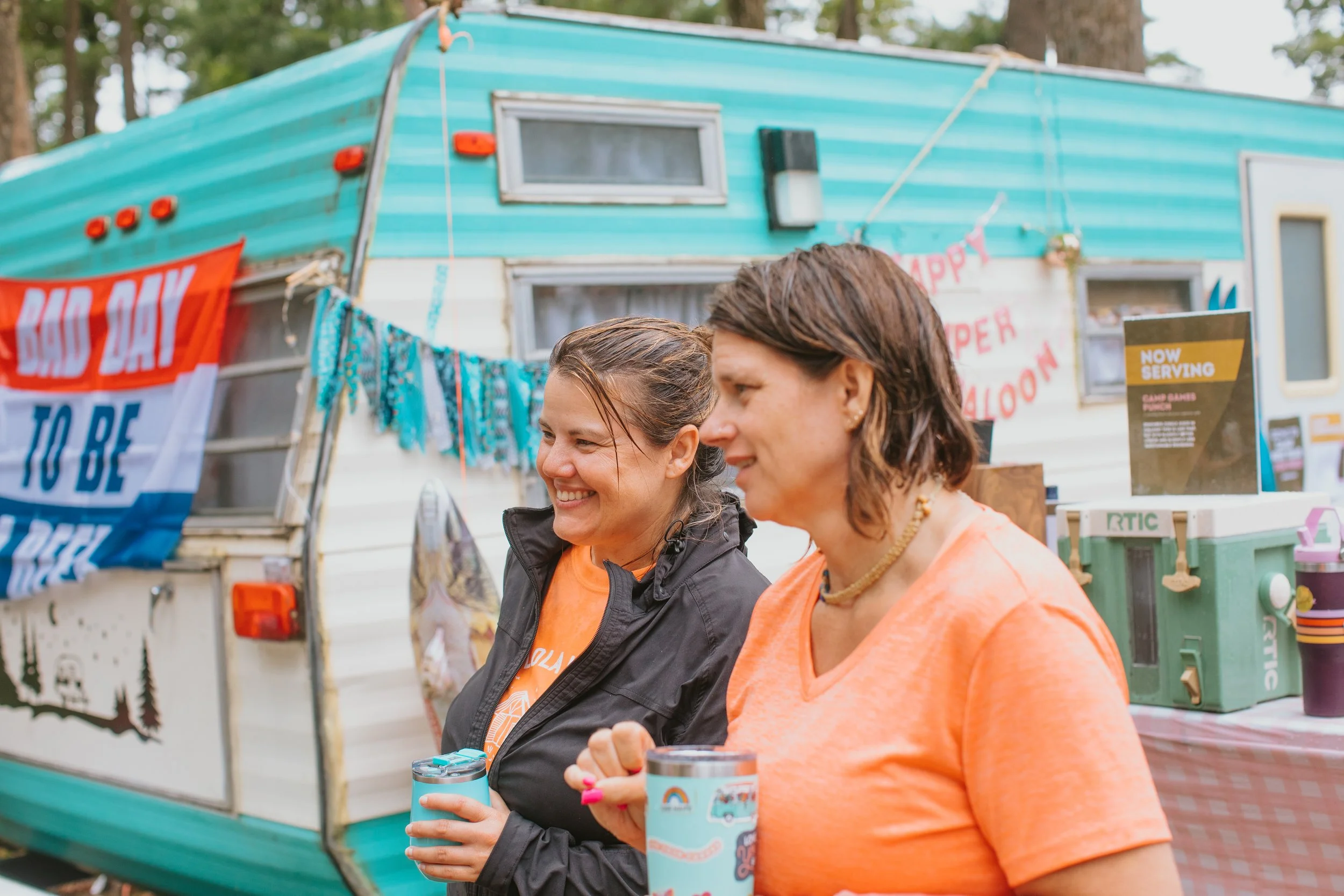 making friends as an adult at Camp Lola Whiskey