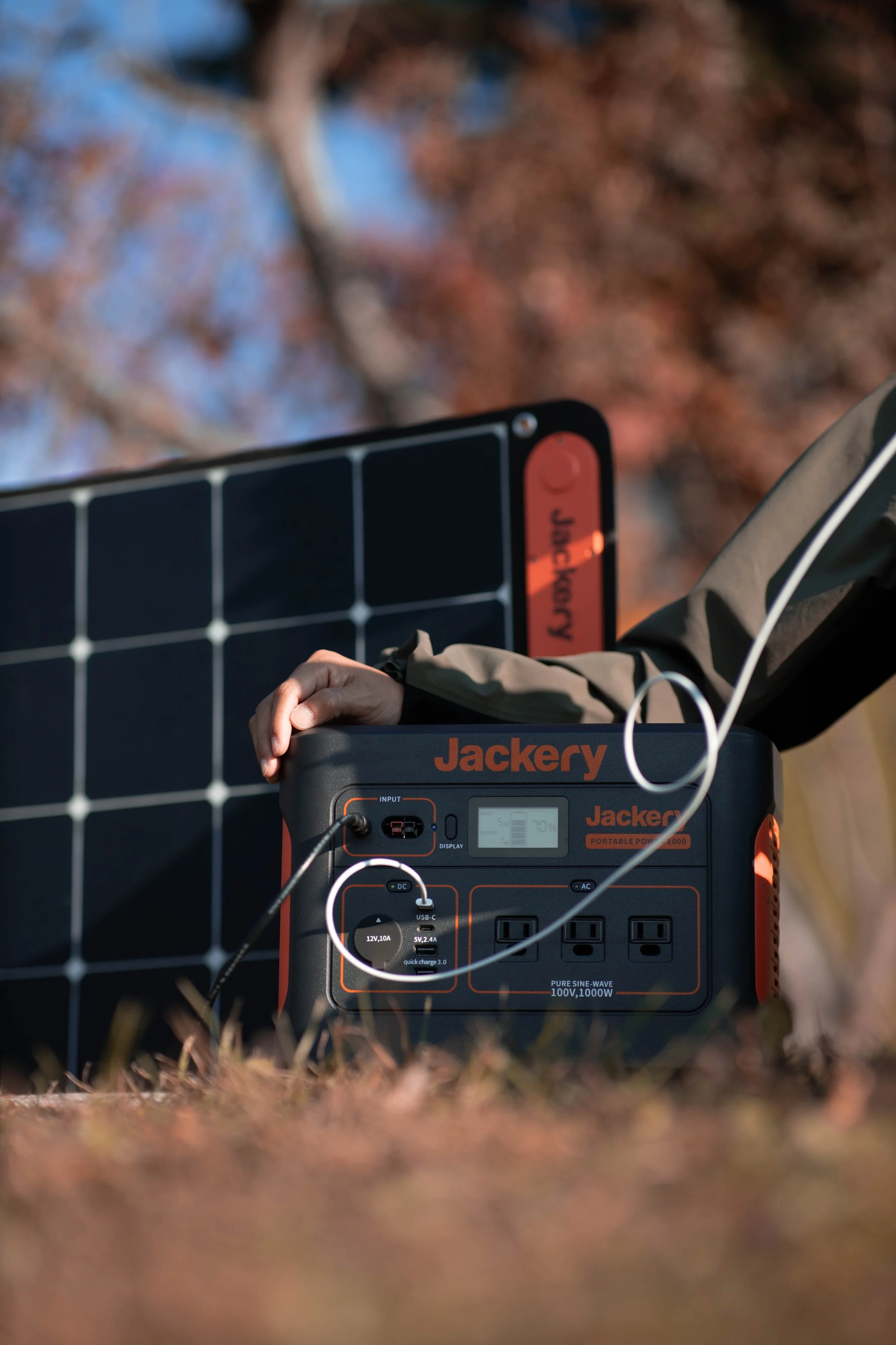 JACKERY｜大山のアウトドア環境で使用するポータブル電源