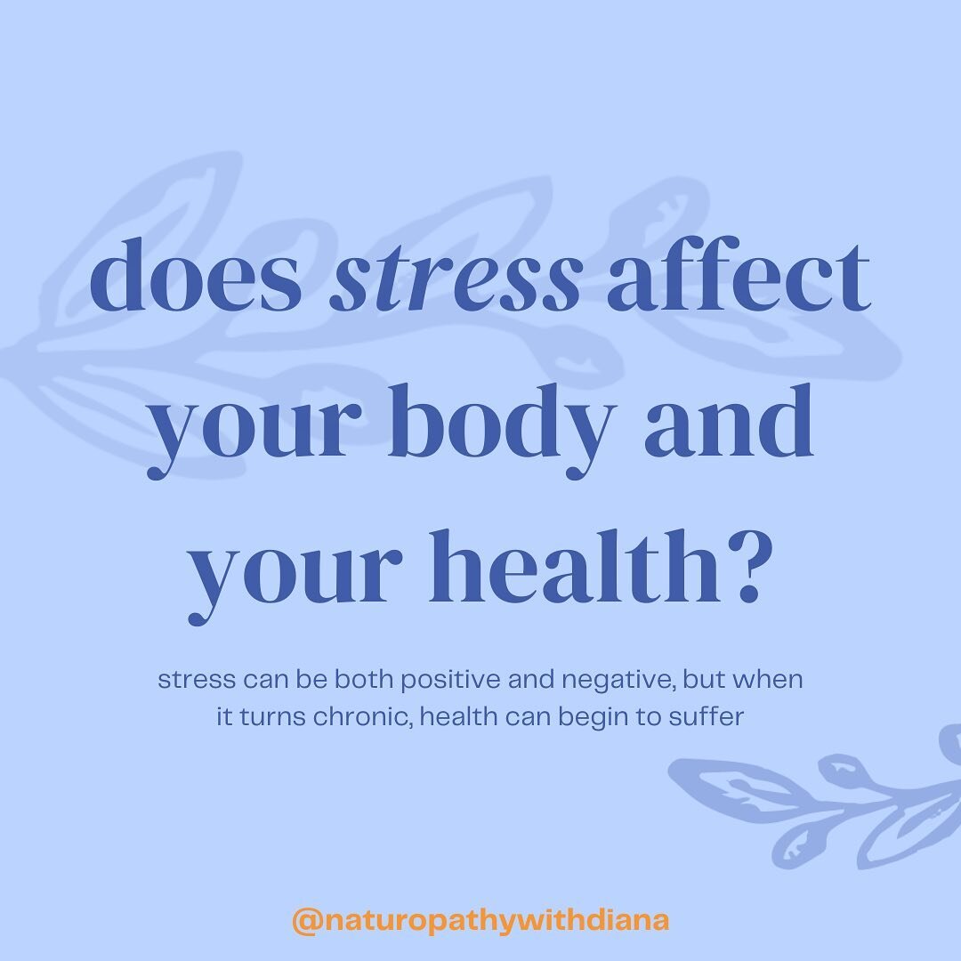 So many times in clinic I hear &ldquo;I&rsquo;m not stressed, I don&rsquo;t get stressed&rdquo; but I always explain - although you may not feel it, your body certainly does.