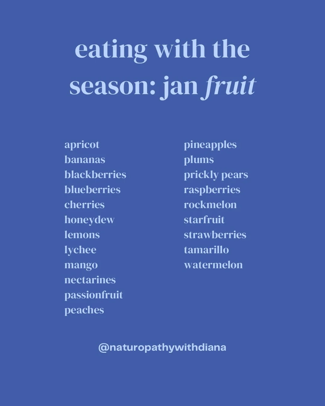 Your trusty list for the month 🔐!!! 

You need another reminder as to why it&rsquo;s better to eat seasonally? 

- Better flavour 
- More nutritious 
- Sustainable
- Encourages variety in your diet
- Suits and supports your immune system at that tim