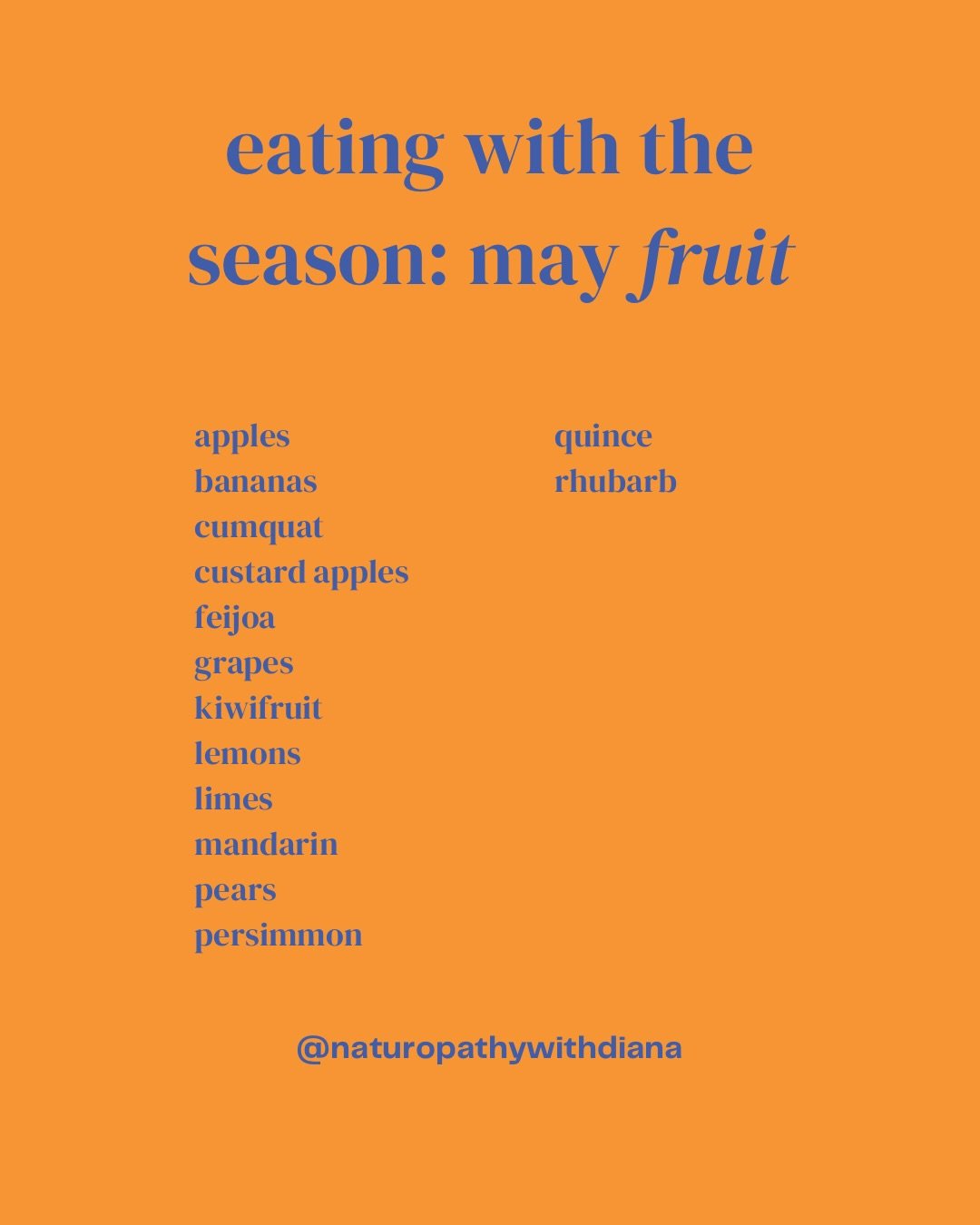 Your trusty list for the month 🔐!!!

You need another reminder as to why it&rsquo;s better to eat seasonally? 

- Better flavour 
- More nutritious 
- Sustainable
- Encourages variety in your diet
- Suits and supports your immune system at that time