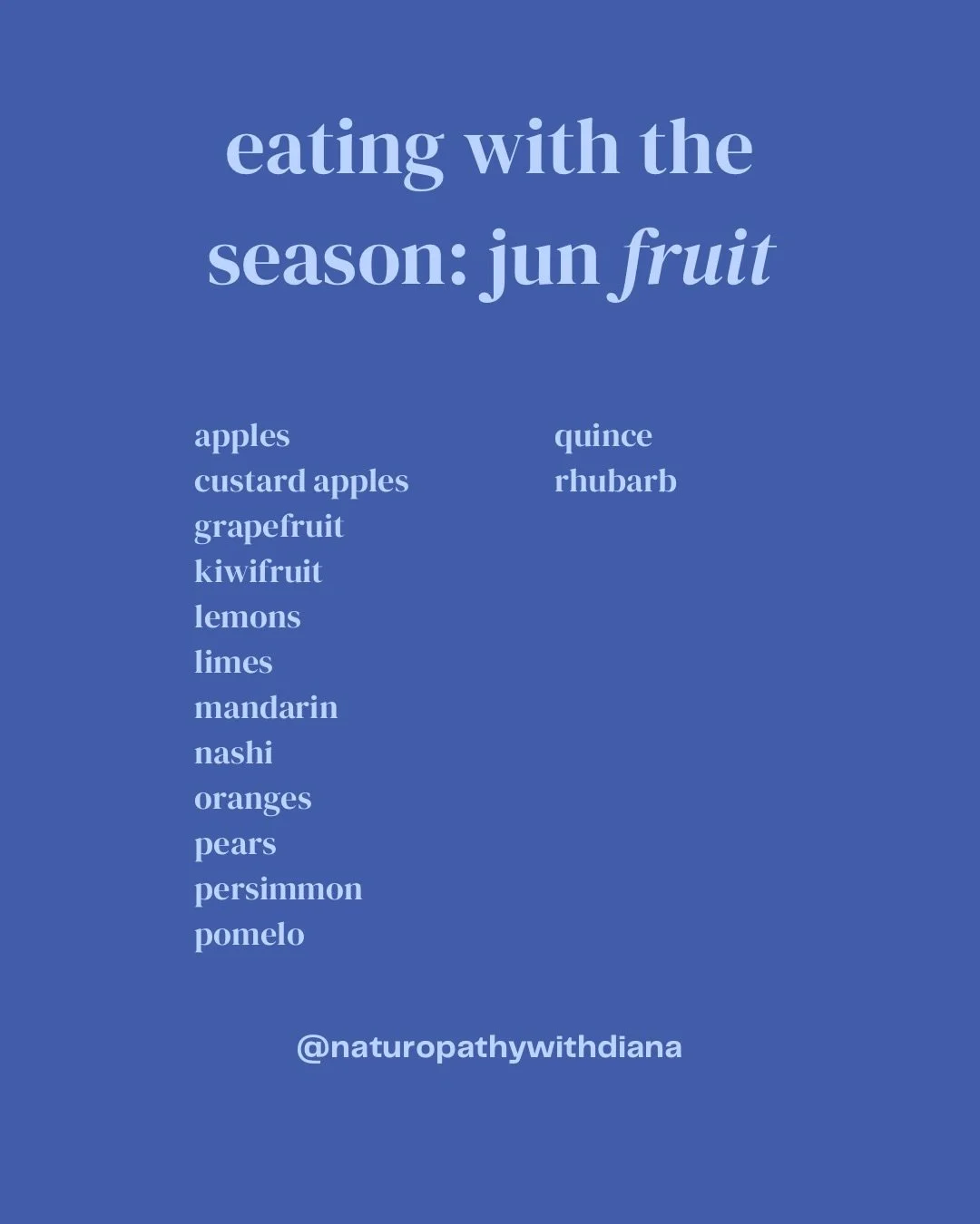 Your trusty list for the month 🔐!!!

You need another reminder as to why it&rsquo;s better to eat seasonally? 

- Better flavour 
- More nutritious 
- Sustainable
- Encourages variety in your diet
- Suits and supports your immune system at that time