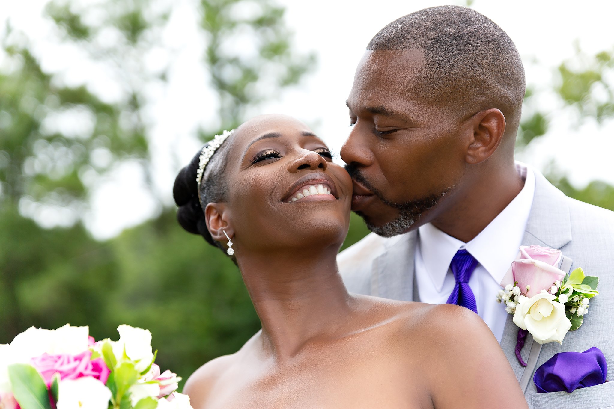 Couple photographed by IRM Studio during an intimate Tampa wedding portrait session