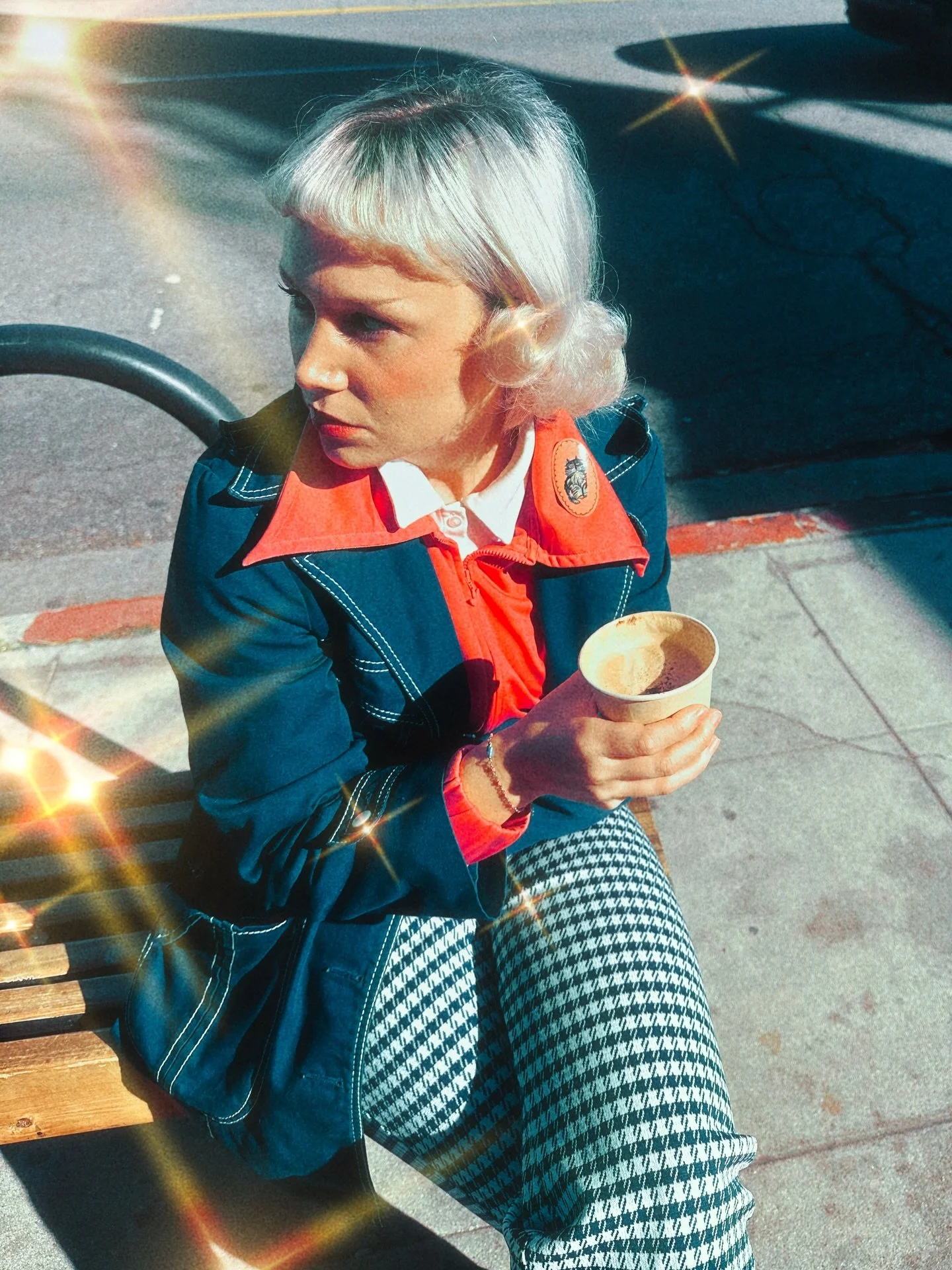 just grabbing some coffee