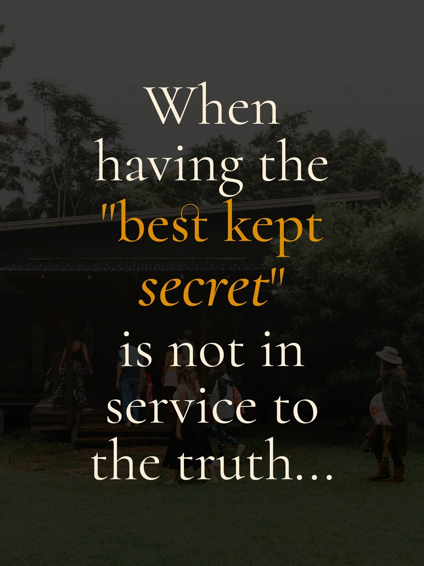 There&rsquo;s a way we choose safety over truth.
We stall at the threshold.
We call it timing.
We call it being careful.
We call it waiting until we&rsquo;re more ready.

But often, it&rsquo;s FEAR of being SEEN in something that actually MATTERS.

A
