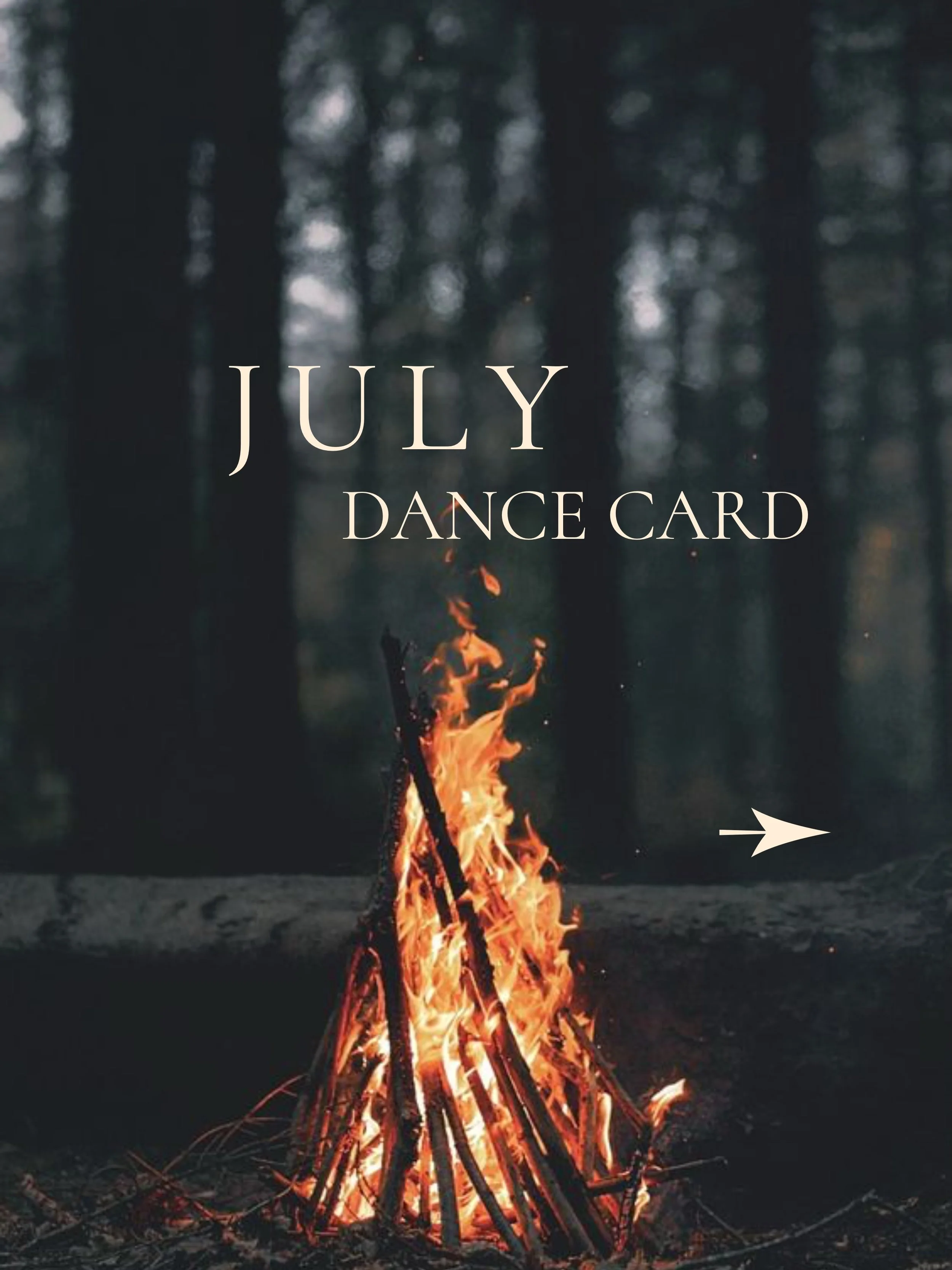 JULY DANCE CARD: 

Through this Winter season we dance.
To warm the cockles ❤️&zwj;🔥 Stoke the inner fire 🔥 and plug into the CURRENT ⚡️

🔥 BRISBANE
Fridays 7-9pm
3 + 10 + 24 July

3rd July change of venue
&ldquo;The Newmarket&rdquo; 
212 Ashgrove