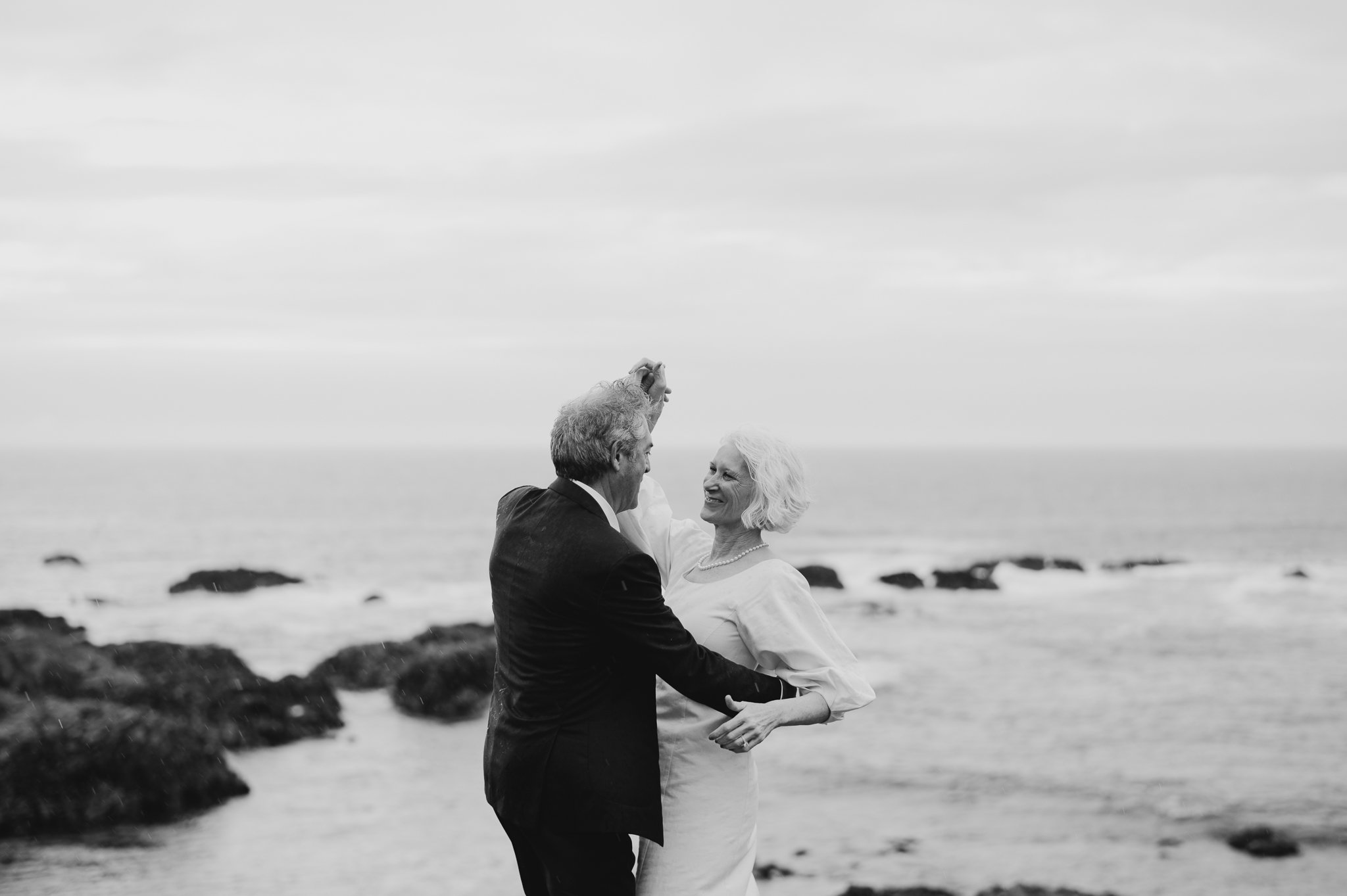 Dancing in the Rain at Pebble Beach