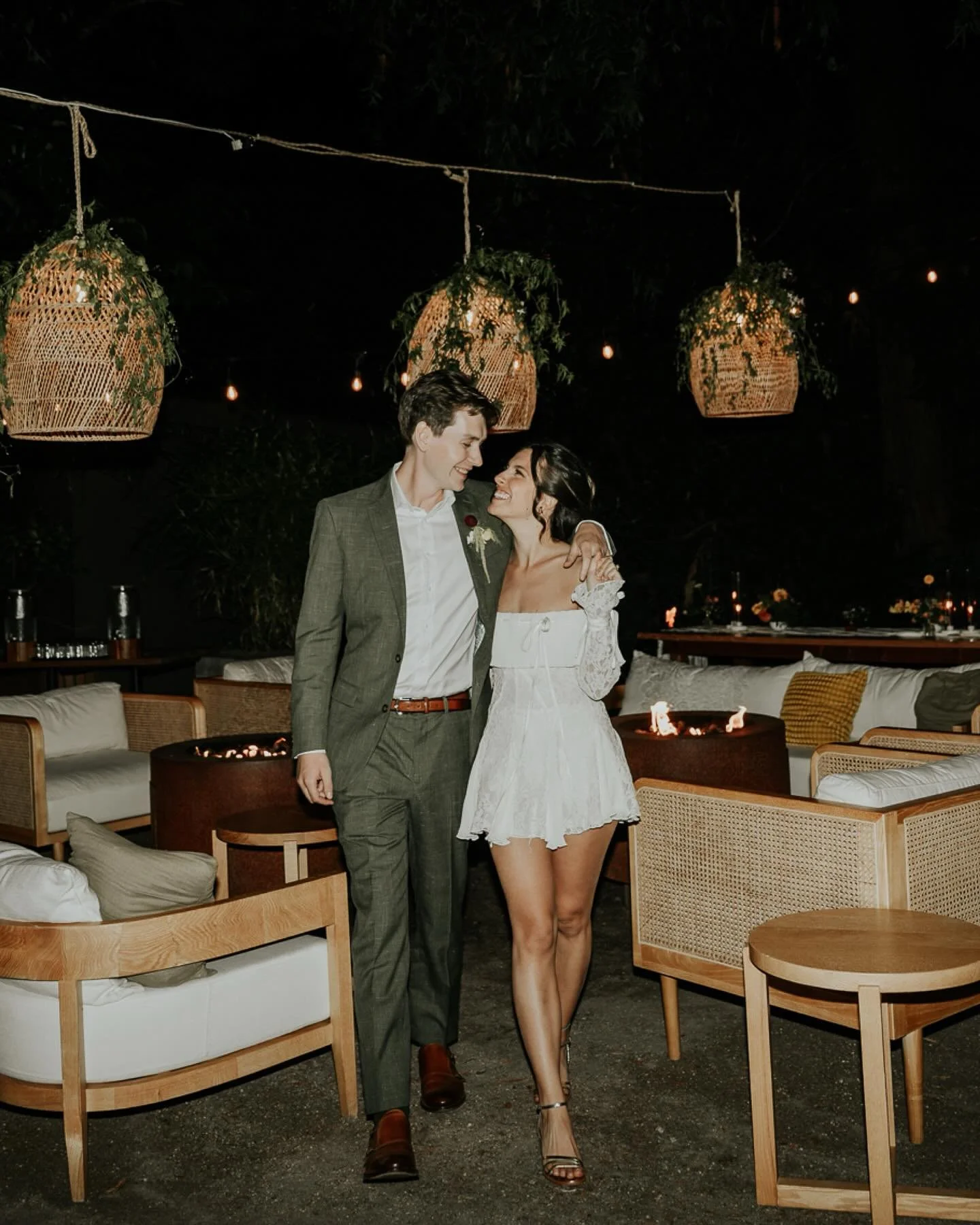 S + I 4 ever. 

Venue @glenoaksbigsur 
Planning @atlas_designstudio 
MUAH @statussalonagency 
Officiant bigsuralicia 
Florist @tycaflowers 
Catering @feastforakingcatering 
Band @klipptones 
Dress @willowbywatters @aandbe_bridalshop 
Cake @bakethatas