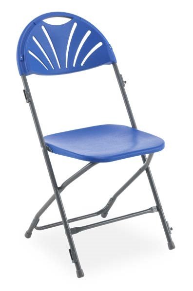 Folding Chair with integrated linking clips (Blue, Charcoal & Burgundy), TCFAFC2LK-1-TO-29-UNITS