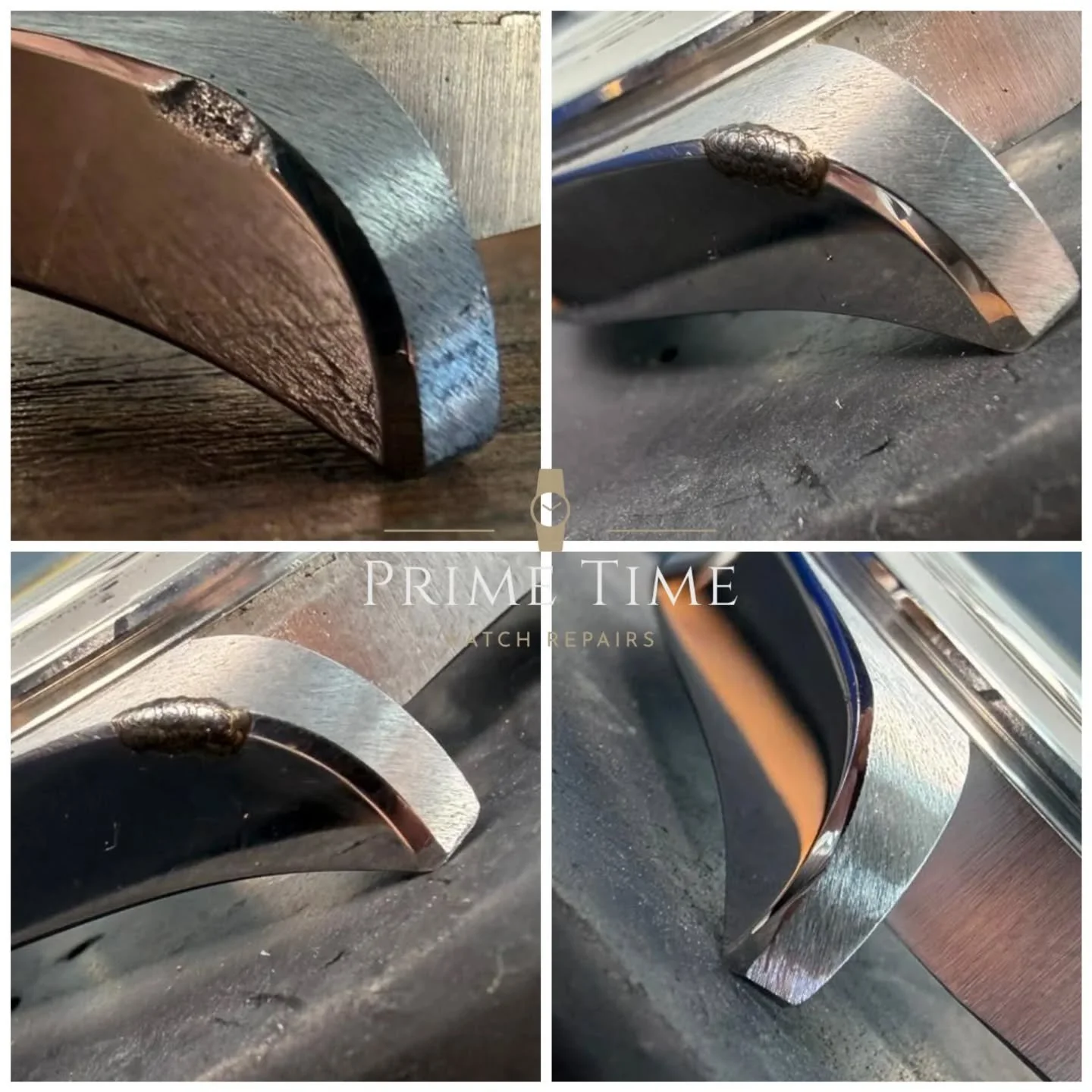 1, 2, 3, 4...Another Tudor lug fixed once more 😄

Years of experience in a fully kitted workshop...you just cant beat that. 

#tudor #laserwork #lugrepair #laserwelding #watchpolishing #prodessional #experience #nopolishingkitwilldothisworklol #uniq