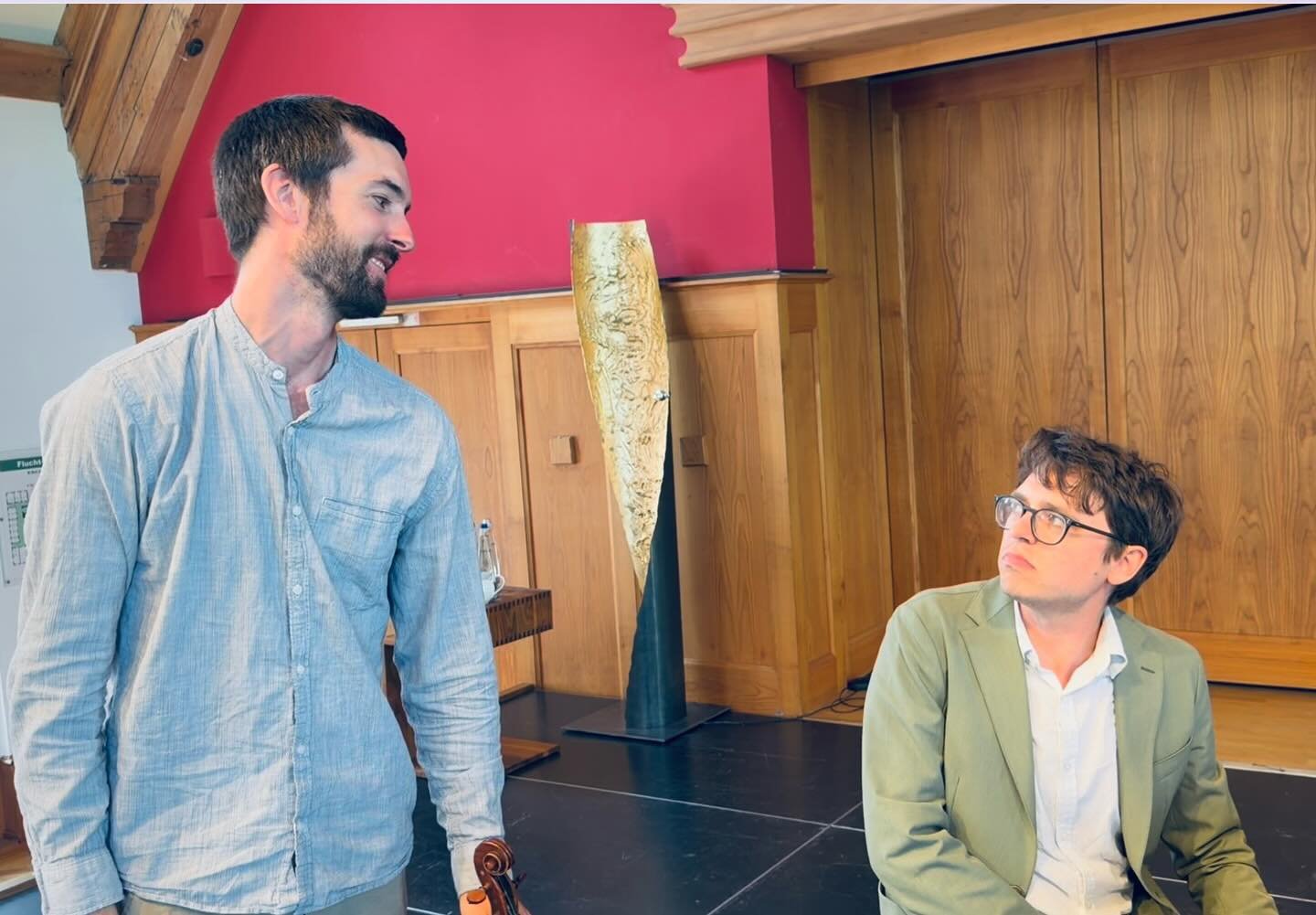 I am totally energized by the first duo concert that Lucas Debargue and myself played in Schloss Elmau 2 days ago. Firstly, it is an incomparable joy to have found a musical soulbrother like Lucas, because we can pursue a way of making music that is 