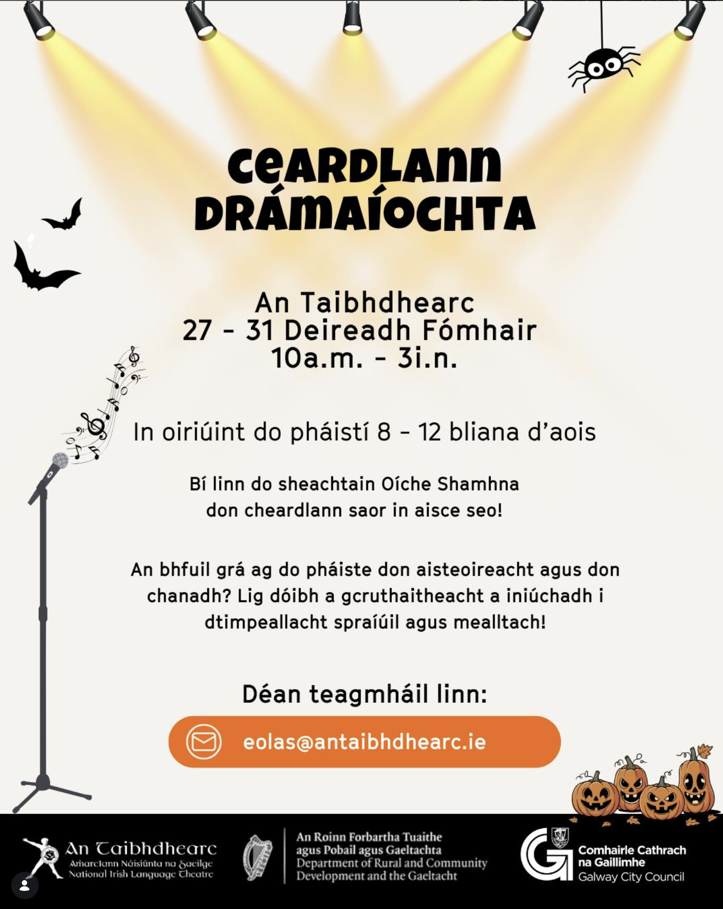 Drama Workshop for Children in An Taibhdhearc