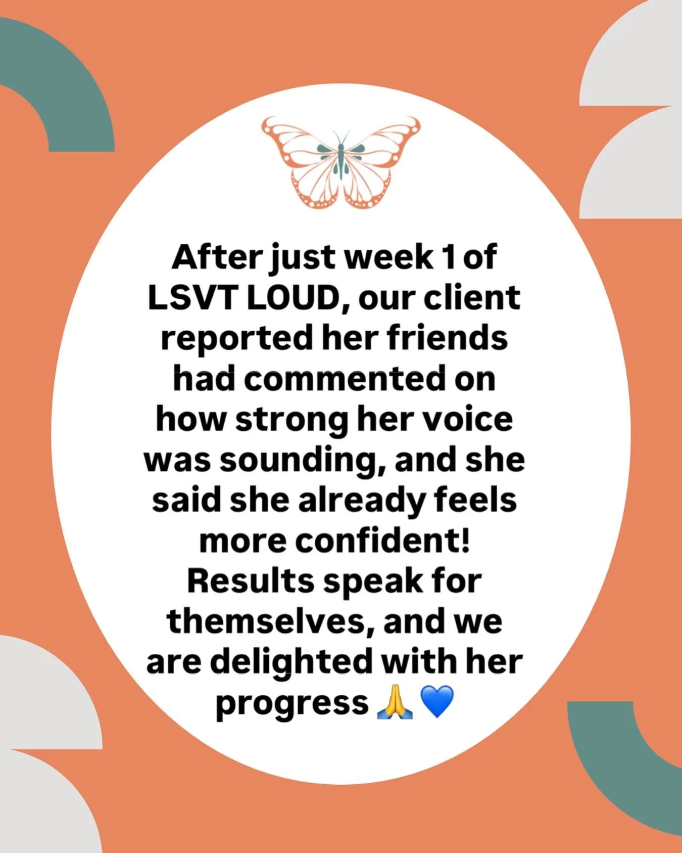 This ⬆️ &hellip;. Is why we want to offer our clients the highest standard of care. To ensure that their outcomes are life changing. Not just voice and speech changes, but confidence, relationships, life participation and the want to live their best 