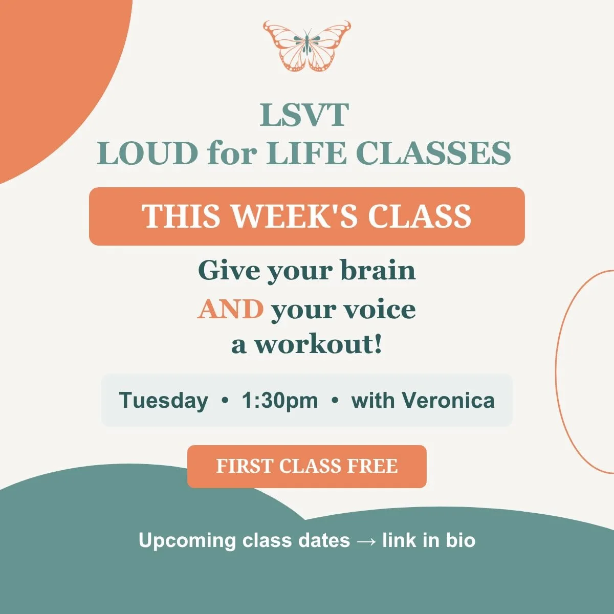 Have you completed LSVT LOUD? Give your brain AND your voice a workout this week! 🧠📣

This week&rsquo;s online LOUD for LIFE class combines LOUD voice practice with thinking, listening and word challenges &mdash; keeping your brain busy while you p