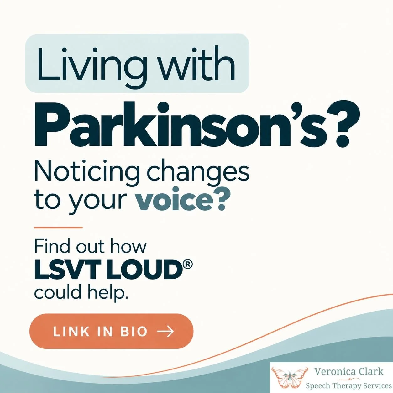 Living with Parkinson&rsquo;s and noticing changes to your voice?

Perhaps your voice has become quieter, harder for others to hear or less expressive.
Or maybe you&rsquo;ve heard of LSVT LOUD&reg; and wondered whether it could help you.

LSVT LOUD i