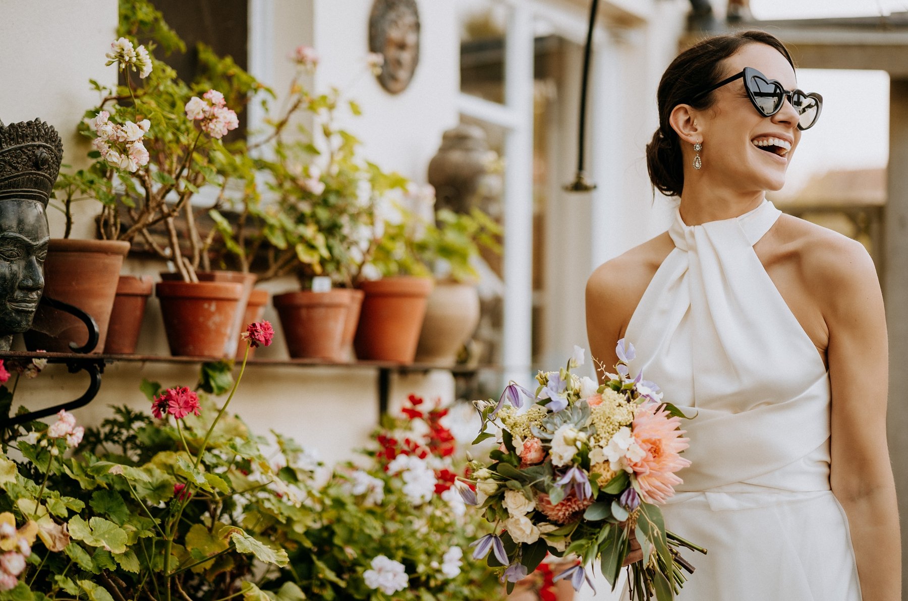 Cool Bride in Sunglasses