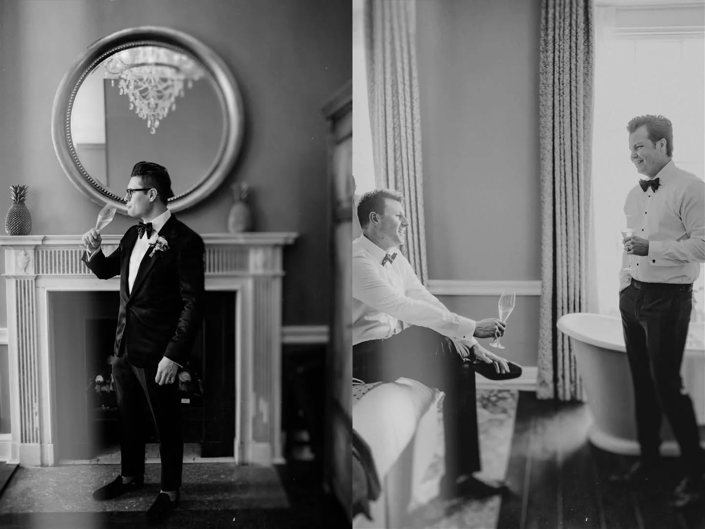 Black, white, and nothing in between.
Stripped back frames at Hawkstone Hall&mdash;just light, shadow, and presence. 

The groom and his guys, sharp in black tie, no distractions&hellip; just pure, effortless cool.

This is my kind of storytelling. C