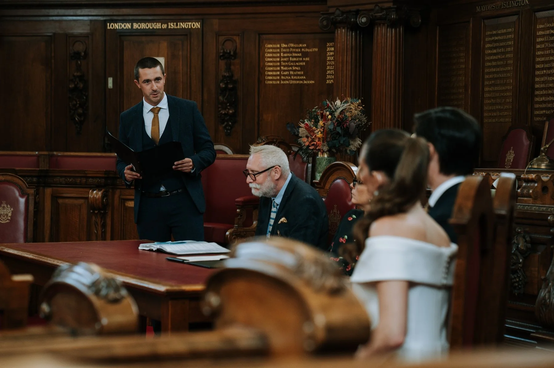 Islington Town Hall wedding photographer