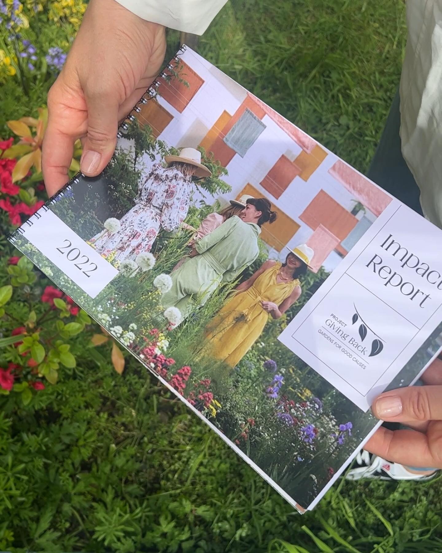A sneak peek of a small run of printed impact reports for @project.giving.back. The digital version goes live tomorrow. The 56 pg report shares insight, data and anecdotes into how horticulture and philanthropy have worked together over the past year