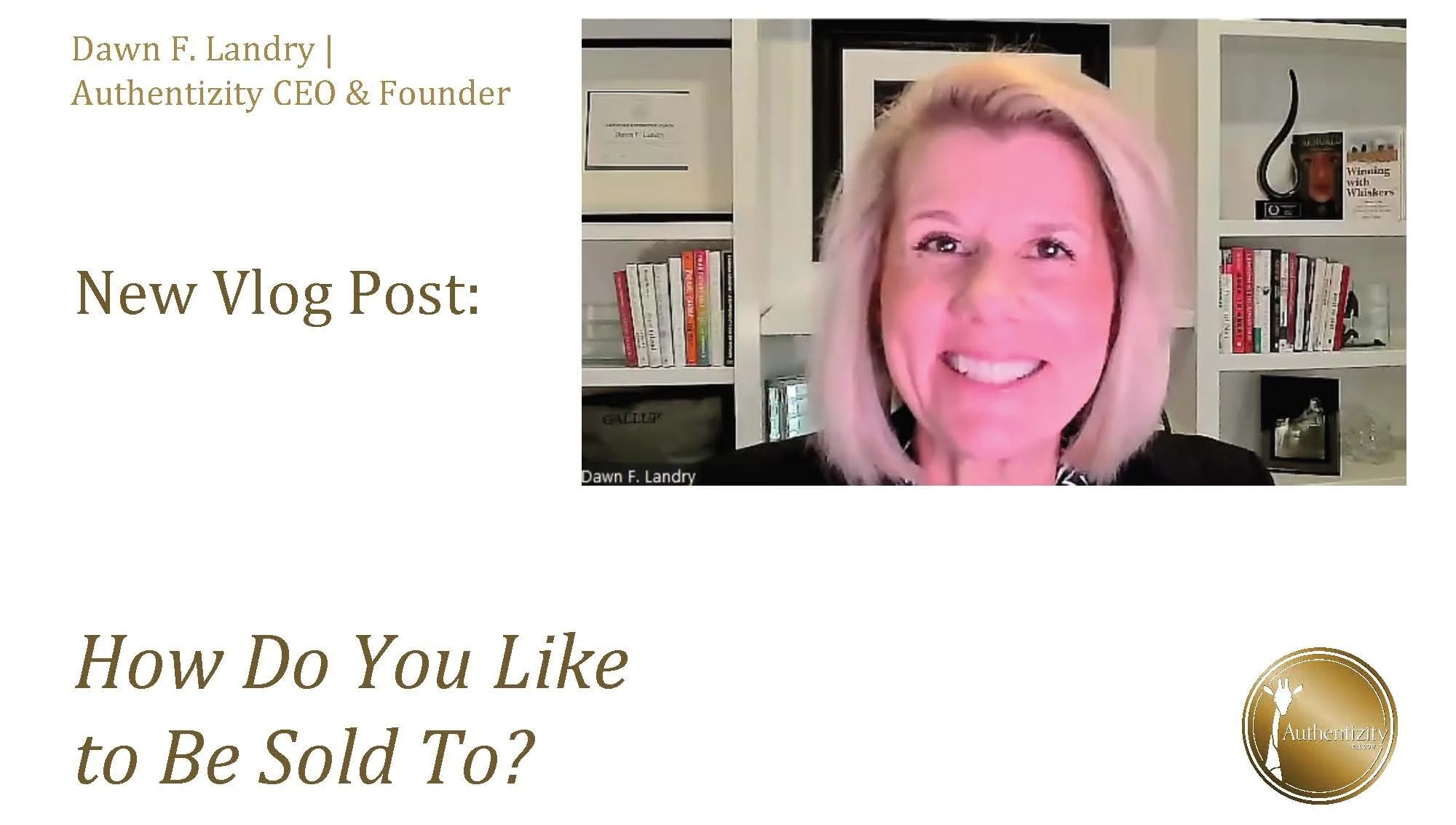 How Do You Like To Be Sold To?&nbsp;