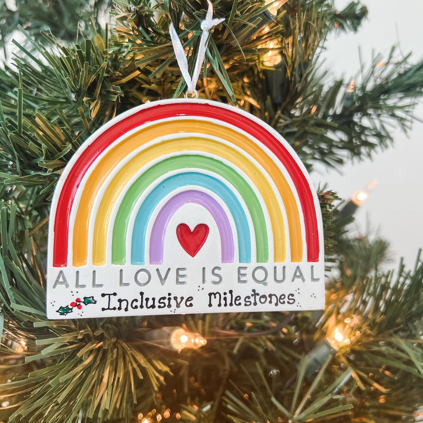 A special ornament from a very special person! 

Thank you, it means SO much ❤️
